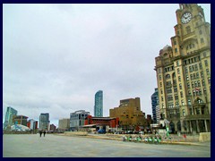 Albert Dock - skyline, royal Liver Bldg